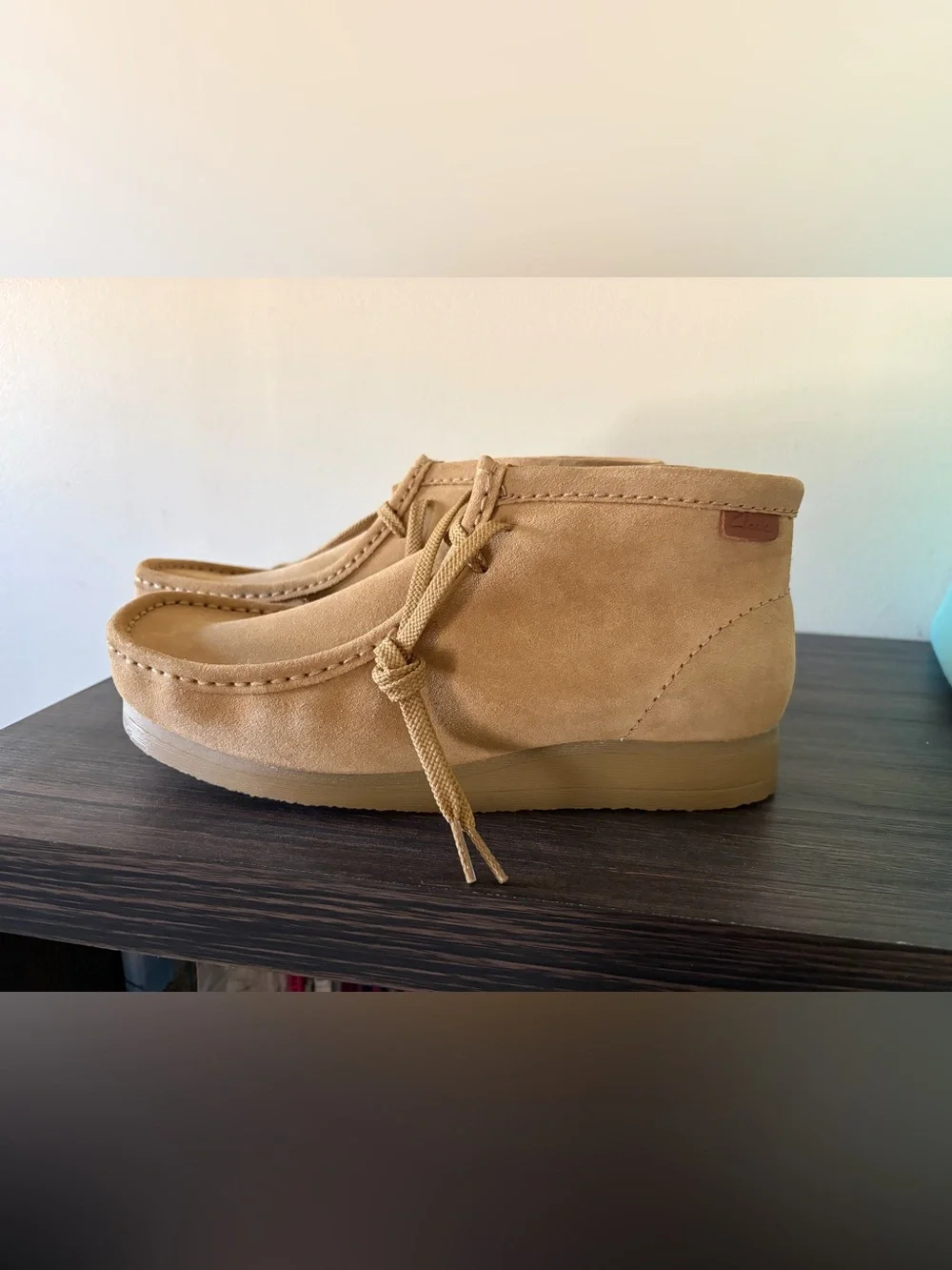 Clarks Men's Sand Suede Chukka Moccasin Boots